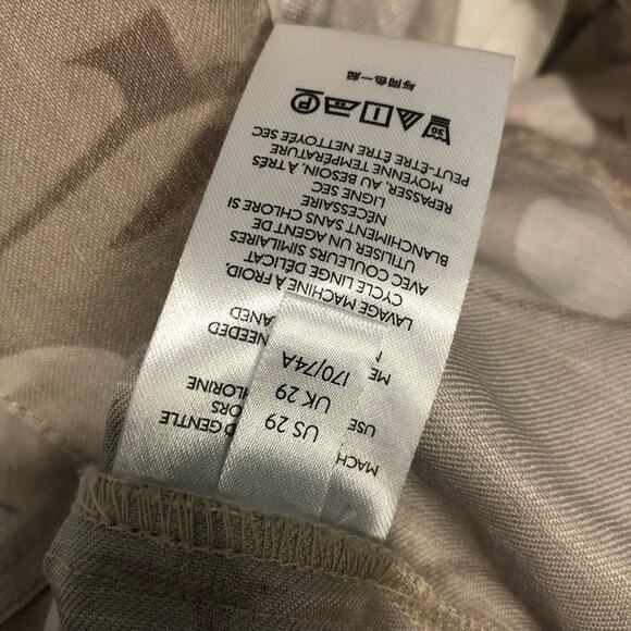 Anthropologie Frannie Linen Blend Tapered Pants Size 29 - Picture 7 of 14